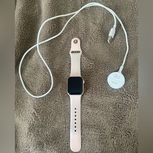 Apple Watch Series 4 with charger